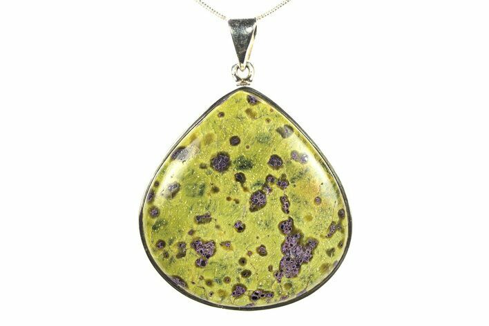 Polished Atlantisite Pendant (Necklace) - Sterling Silver #279433